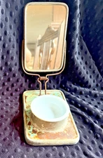 Antique Primitive Men's Traveling Shaving Kit Cottagecore