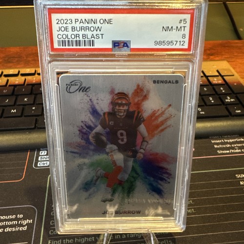 Joe Burrow #5 2023 Panini One Color Blast card