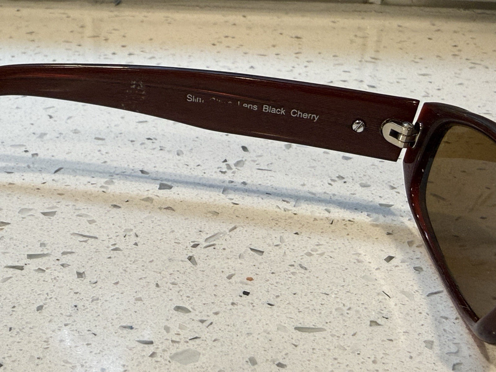 Smith Optics Slim Black Cherry Rectangular Sungla… - image 9