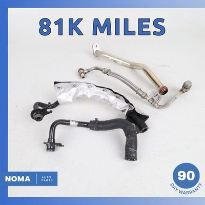 18-23 Range Rover Velar L560 AJ20P4 Turbo Turbocharger Oil Line Set OEM 81k