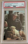 1993 Bleacher Promo - Nolan Ryan W/Yellow Lab Puppy PSA9 MINT! Strikeout King!
