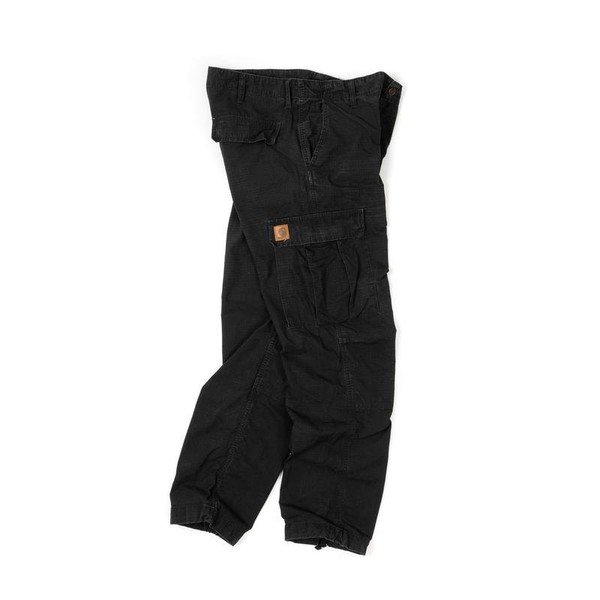 Men Carhartt WIP Trousers Black Cotton 36 / XL / #ZGP