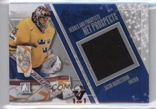 2011-12 ITG Heroes and Prospects Net Jerseys 1/1 Jacob Markstrom #NP-02 0c3