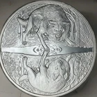 1 oz Silver Bu Two Wolves .999 Silver