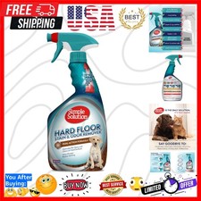 Hard Floor Extreme Pet Stain and Odor Eliminator Spray, Dog and Cat Enzyme Cl...