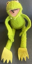 Vintage 1976 Fisher Price Kermit The Frog Plush Doll 850 Jim Henson Muppets