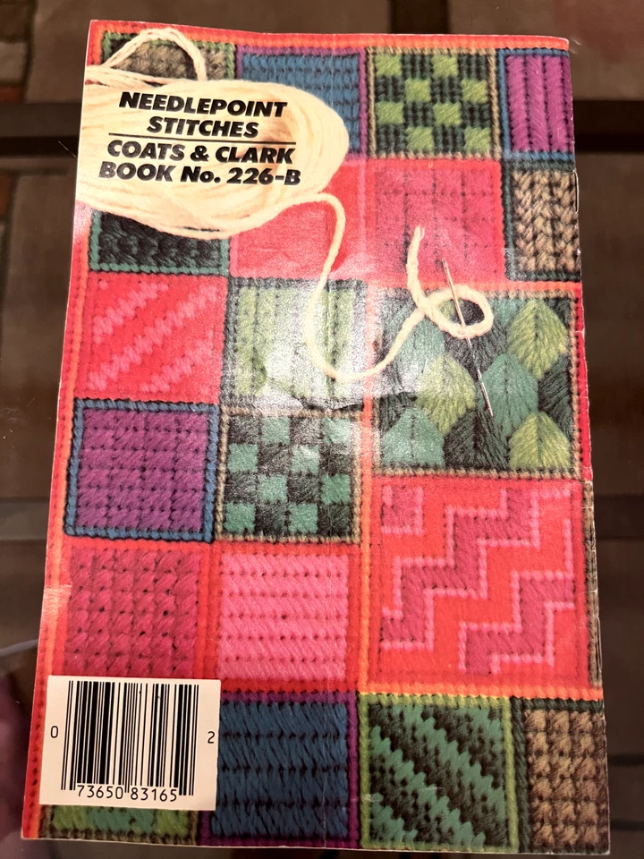 Needlepoint Stitches Coats & Clark Booklet # 226-B 15 Pages - Image 2 of 3