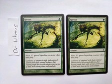2x Sprout Time Spiral Saproling MTG Top Zustand