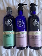 Neal's Yard Remedies Geranium & Orange Foaming Bath, Hand Lotion. Hand Wash 200