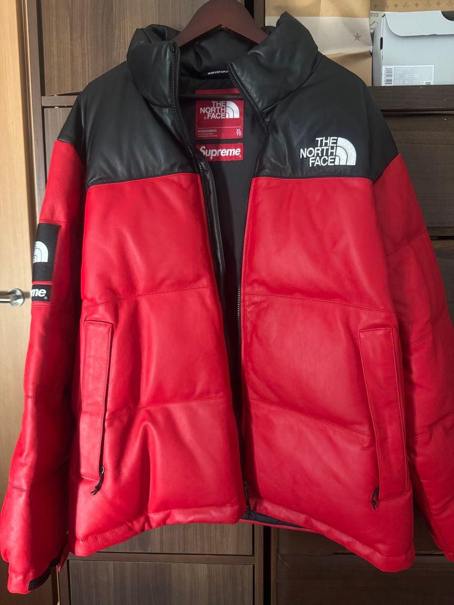 Supreme Supreme North Face THA NORTH FACE Nupsi 17FW Leather Supreme Supreme North Face THA NORTH FACE Nupsi 17FW Leather