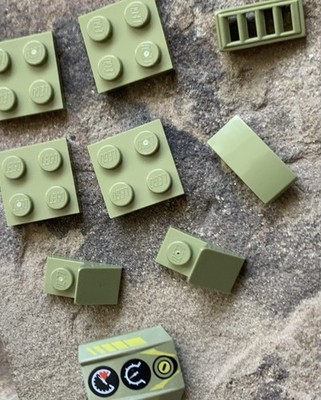New Lego 13x Sand Green Brick 1 x 1 3005