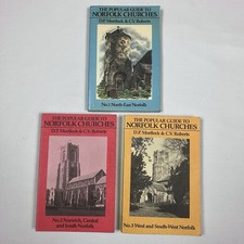 The Popular Guide To Norfolk Churches - Mortlock & Roberts - No. 1 2 & 3 Bundle