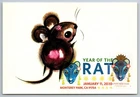 5428 Chinese Lunar New Year, Year of the Rat FDC Maxi Card w/DCP Cancel