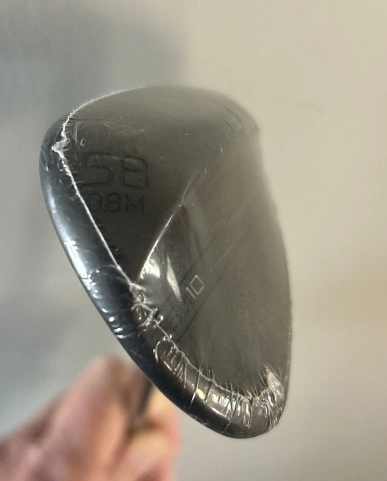 Neu Titleist Vokey SM10 Jet Black Lob Wedge - 58-08 M Grind mit Dyn Gold S200 Stahl - Bild 4 von 4