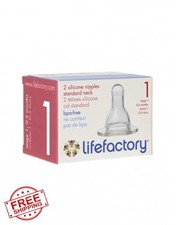 Lifefactory Vented Silicone Nipples Stage 1