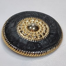 Vtg Charmant Of Beverly Hills Enamel Gold Tone Belt Buckle Only 3  