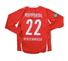 Puma Felix Herzenbruch Wuppertaler SV MATCHWORN SPIELER Trikot rot Regionalliga
