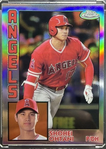 2019 Topps Chrome - 1984 Topps Shohei Ohtani #84TC-25 Refractor Angels Dodgers