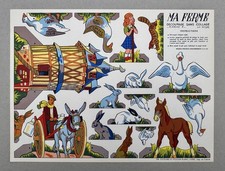 Planche à découper  : « Ma Ferme » / Editions du Pélican Blanc