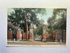 Vintage Postcard, Johnston Gate, Harvard University, Cambridge, MA, Unposted