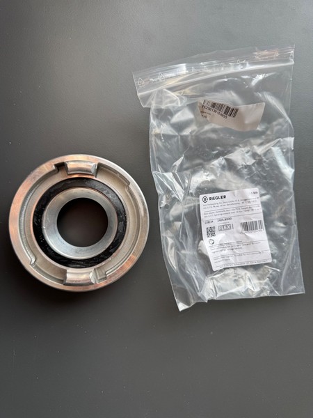 Riegler Storz-Festkupplung, Alu, Storz-GrößE 75-B, Ka 89 Mm, G 2 Ig-image