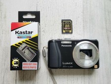 Panasonic LUMIX DMC-ZS19 14.1MP Digital Camera Black w/ Battery Charger SD Card