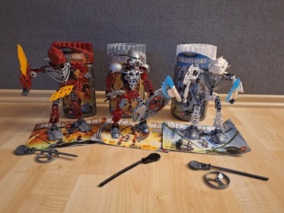 Bionicle Toa Hordika NUJU 8741 + VAKAMA 8736 + Toa NORIK 8763