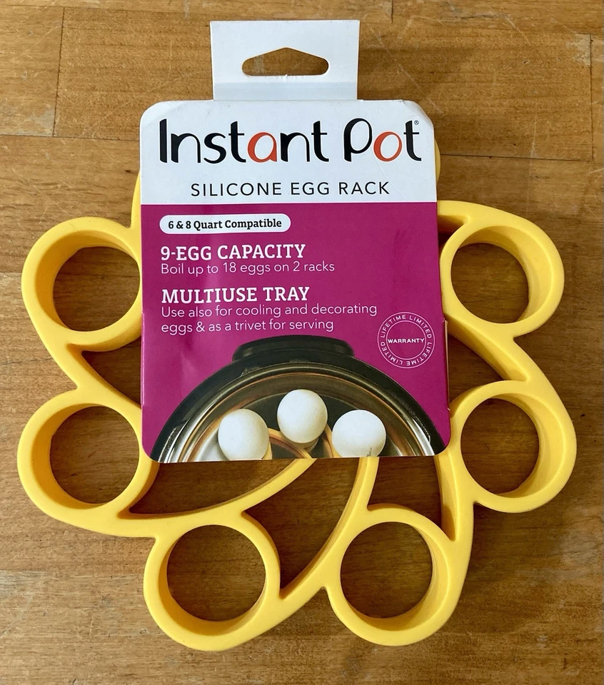 Lot Of 2 Instant Pot Silicone Egg Rack Cool Decorate Trivet Accessory Insta NEW - Image 3 of 4