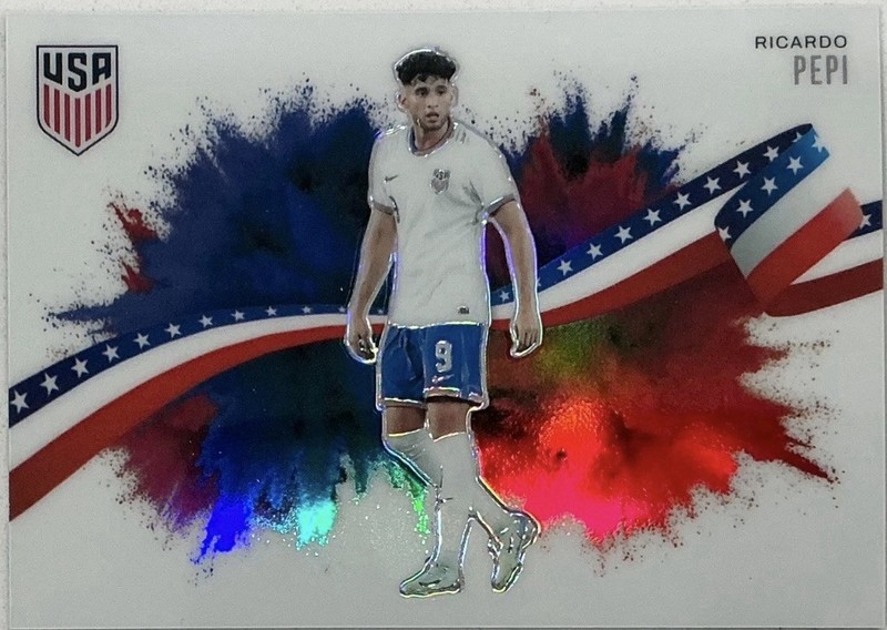 2026 Panini Team USA Soccer Ricardo Pepi Color Blast Prizm World Cup SSP Rare