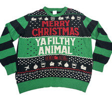 Home Alone Sweater Merry Christmas Ya Filthy Animal Pullover Crewneck Mens 2XL