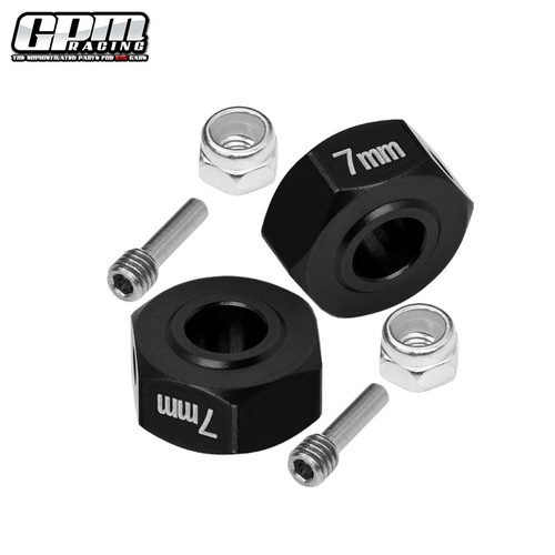 GPM Alu Hex Adapters 7MM ARRMA Granite 4X4 Mega Big Rock Vendetta 3S QUAKE 2WD - Picture 2 of 15