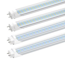 28W T8 4FT G13 LED Tube Light Bulbs 6500K 2 Pin Fluorescent Bulb Replacement