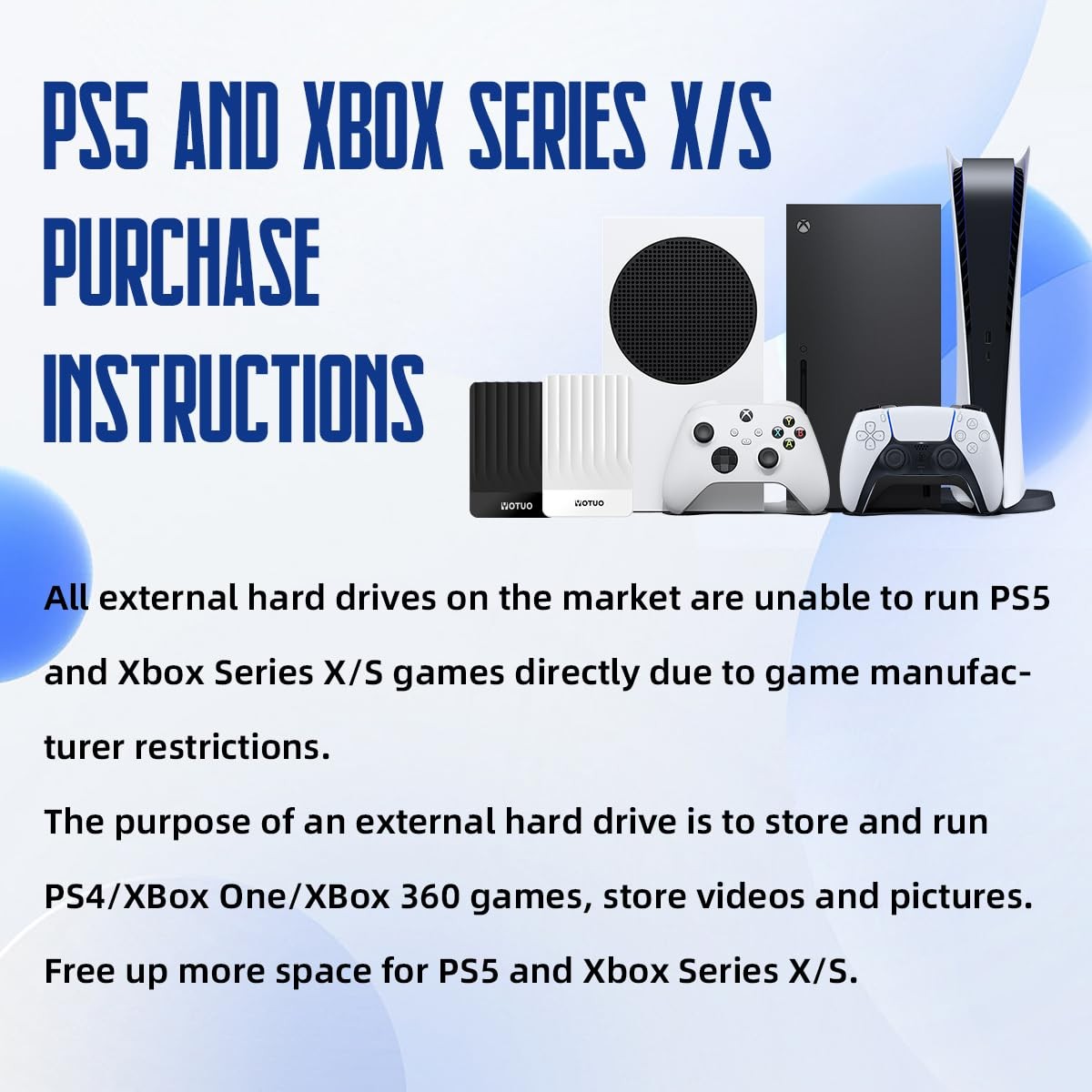 Portable External Hard Drive USB 3.0 for Backup and Data Transfer