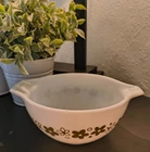 VTG PYREX OVEN WARE 411 1-1/2 PT. BOWL SPRING BLOSSOM CRAZY DAISY Pour Lip GUC