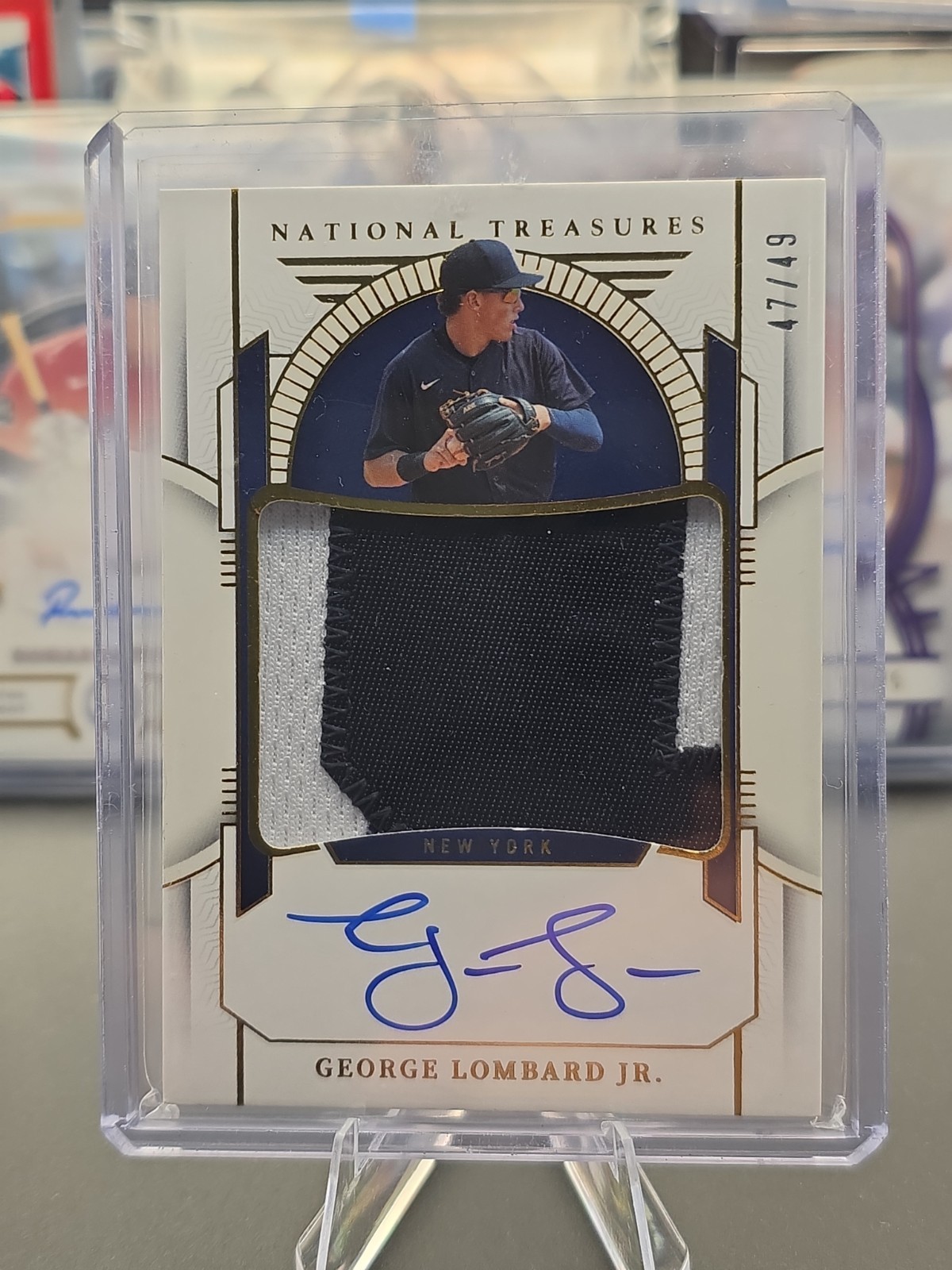 2024 Panini National Treasures - Jumbo Patch Auto /49 George Lombard Jr.