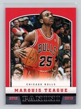Marquis Teague 2012-13 Panini Basketball #277 Chicago Bulls Rookie RC