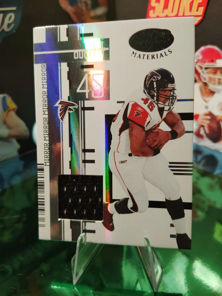 2005 Donruss playoffs TJ Duckett card 6 memorabilia mirror, /175 - Image 3 of 4