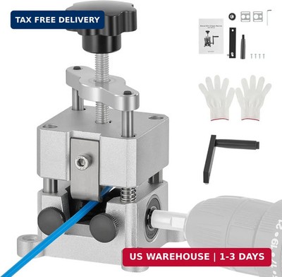 CREWORKS Wire Stripper Machine, 0.06''-1'' Manual Wire Stripping Machine, Drill Co