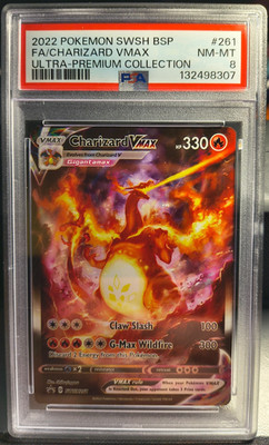 Pokemon TCG Charizard VMAX SWSH261 UPC Black Star Holo Promo Card
