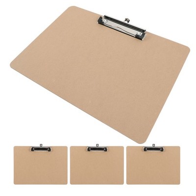  4er-Pack horizontale Klemmbretter mit flachen Klemmen, 12 x 9 Zoll  