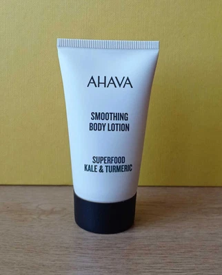 Ahava Smoothing Body Lotion – Kale & Turmeric Superfood, 40ml - Image 1 of 3