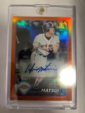 Hideki Matsui Autographed Card Topps Chrome NPB Japan 2/25 Limited Edition