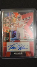 2025 Prizm Draft Picks - Tavien St. Clair Saturday Star Auto #SSS-TSC Red /399