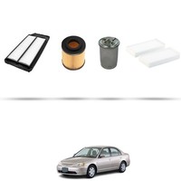 Hoffcar Set Service - 4 Filter FüR Honda Civic VII 1.7 74Kw Von 2002