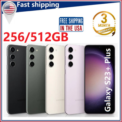 NEW Sealed SAMSUNG GALAXY S23+ S23 PLUS 256GB/512GB 5G Factory Unlocked GSM CDMA
