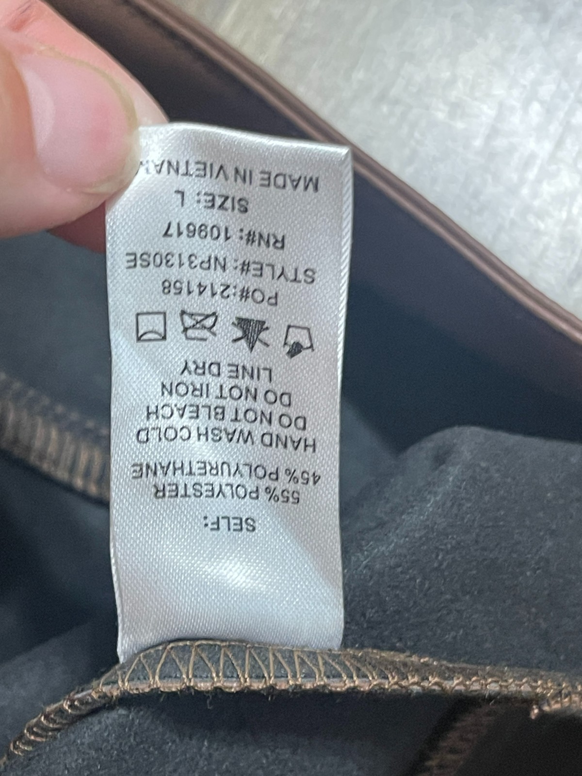 Shinestar Pants, Women's Size Large, Brown, Skinny, Leather