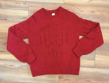 Girls XL Red Sweater EUC Holiday Winter Christmas Long Sleeve Cozy