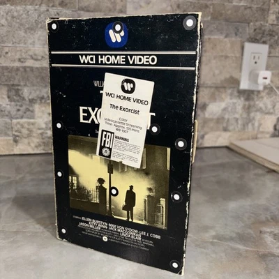 The Exorcist RARE VHS WCI Home Video 1979 WB 1007 NT Book Box #C - Image 1 of 4