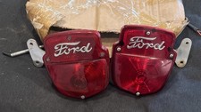 53 54 55 56 Ford Step Side Pick-up Truck Taillights With Ford Script Tail Lights