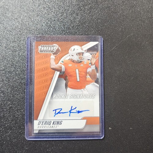 2022 Panini Chronicles Draft Picks - Threads Rookie Signatures #TH-DKI D'Eriq... - Picture 1 of 2